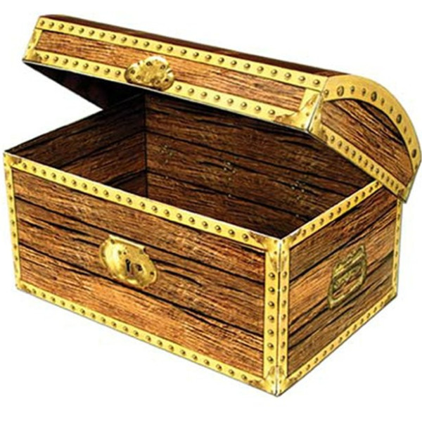 Piraten Schatztruhe Geschenkbox 30cm