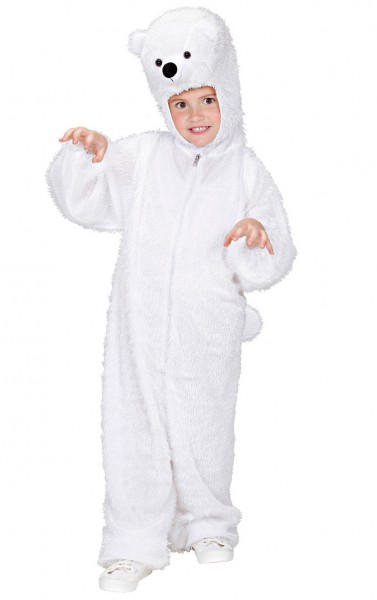 Fluffy Evi polar bear children's overall