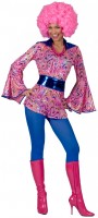 Förhandsgranskning: Disco jumpsuit Annabelle i blå-rosa