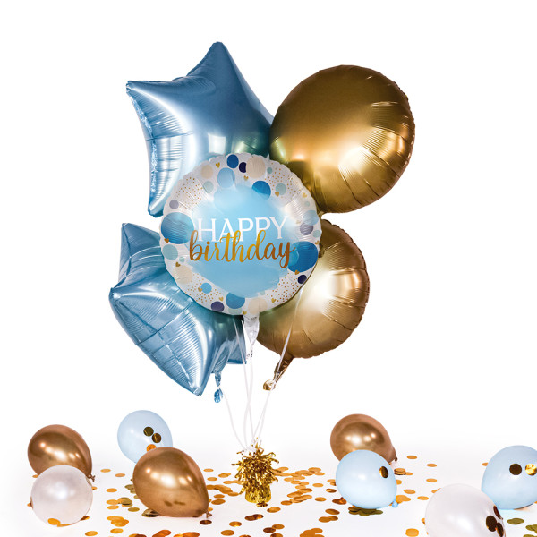 Heliumballon in der Box Lucky Birthday