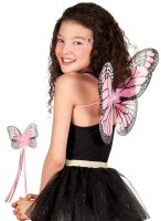 Voorvertoning: 2-delige vlinderfee kostuum set