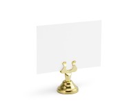 Vorschau: Kartenhalter Delphi gold 4cm