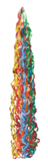 Colgante de globo multicolor Twirlz