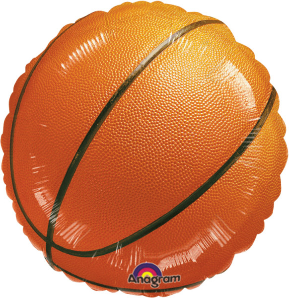 Folieballon basketbal 45cm