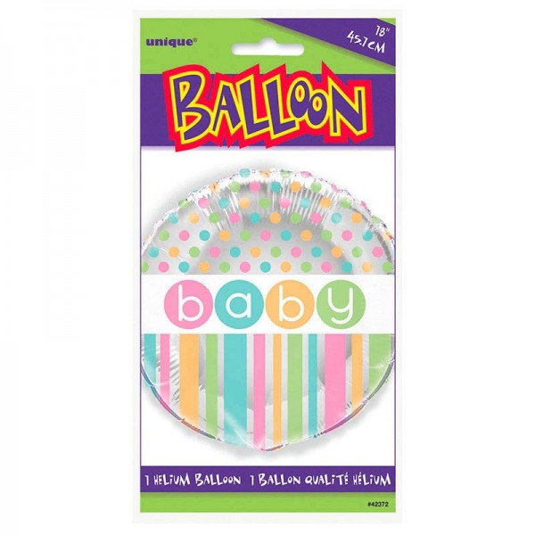 Ballon en aluminium pastel Dreams Baby Party 2
