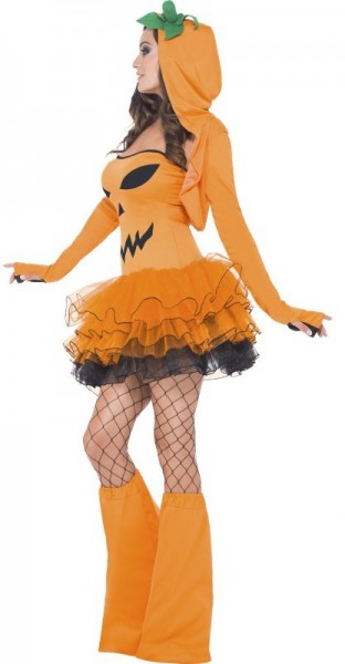Seductive pumpkin costume yellow 4
