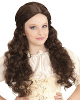 Medieval wig brown