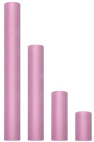 Voorvertoning: Roze tule stof 30 x 9m