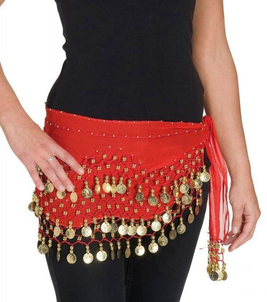 Coin Hip Scarf For Belly Dancers 2