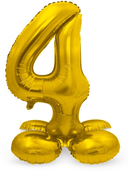 Balon numer 4 złoty 72 cm