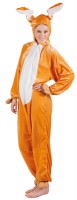 Widok: Pluszowy kostium królika w kolorze jasnobrązowym