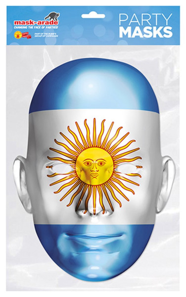 Maschera di carta argentina