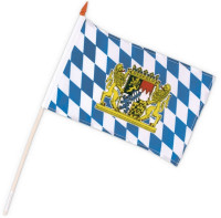 Bayrische Nationalflagge 20 x 15cm