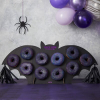 Oversigt: Halloween flagermus doughnut væg 64 cm x 29 cm