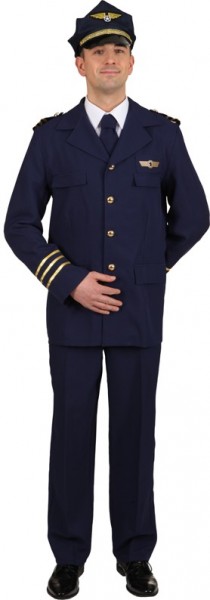 Disfraz de capitán de vuelo para hombre