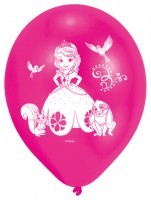 Widok: 10 balonów Księżniczka Sofia Pierwsze 25 cm