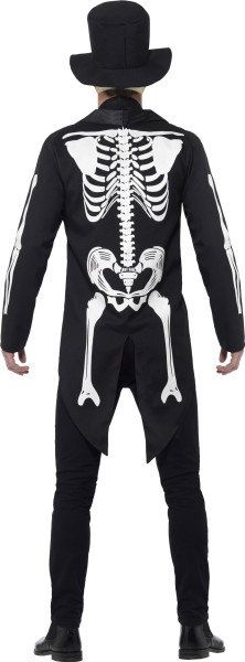 Jack Skelett Shirt mit Frack Herren Kostüm 3