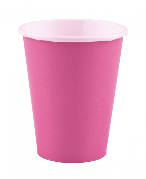 20 paper cups Mila pink 266ml