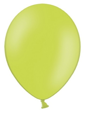 100 feststjerner Majgrønne balloner 27cm