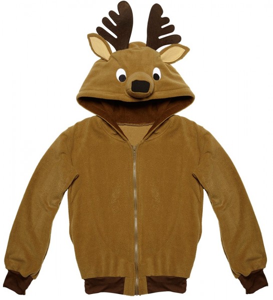 Reindeer Plush Jacket Unisex 3