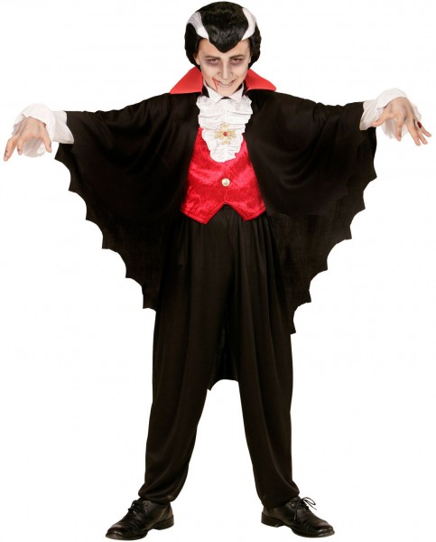 Dracula Wingsuit Vampirkostüm für Kinder