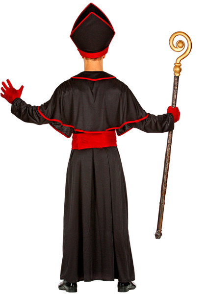Bischof schwarz-rot Herrenkostüm 4