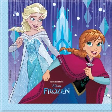 20 serwetek Frozen Crystal Palace 33 cm