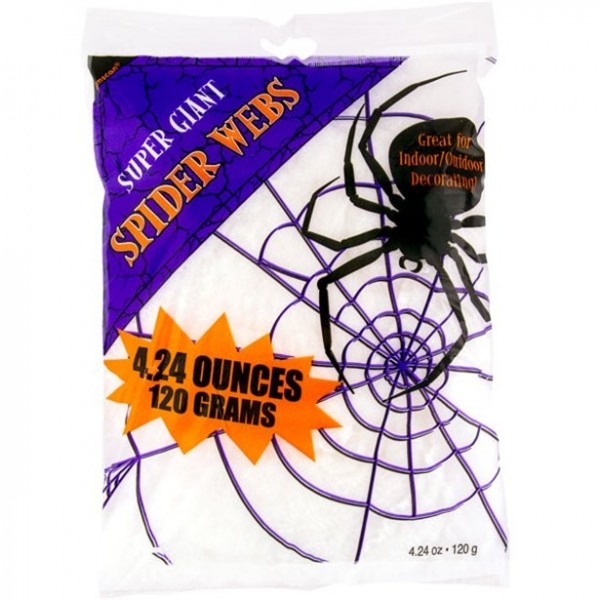 Spinnennetz 37qm Halloweendeko