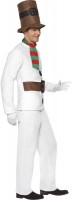 Vorschau: Weißer Schneemann Anzug für Herren