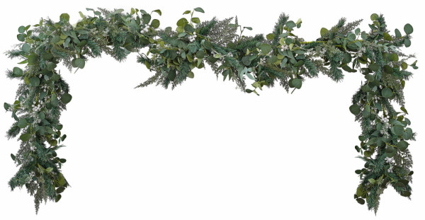 Ghirlanda natalizia in eucalipto 3m