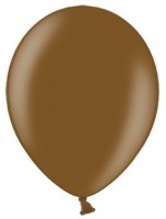 Vista previa: 100 globos metalizados Partystar marrón 30cm