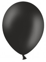 100 Partystar Luftballons schwarz 30cm