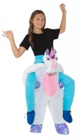 Oversigt: Piggyback unicorn kostume til børn