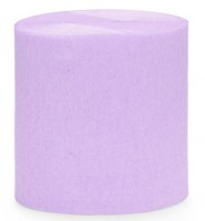 10m lavendel crepe papir, 4 stk