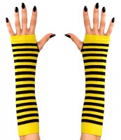 Fingerlose Bienen-Handschuhe Lang