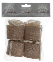 Preview: 4 jute gift sachets