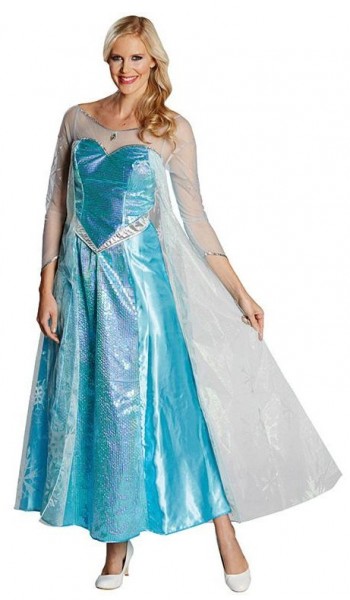 Frosne Elsa damer kostume