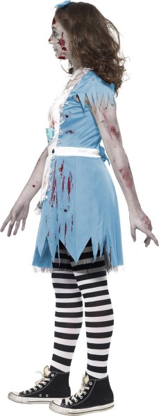 Zombie Alice Horror Kostume til teenagere 2