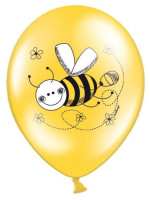 Vorschau: 6 Süße Honigbienen Luftballons 30cm