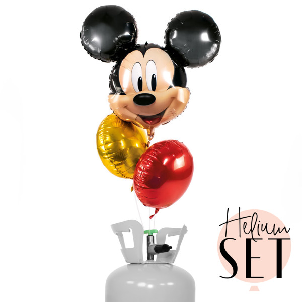Mickey Mouse Forever Ballonbouquet-Set mit Heliumbehälter