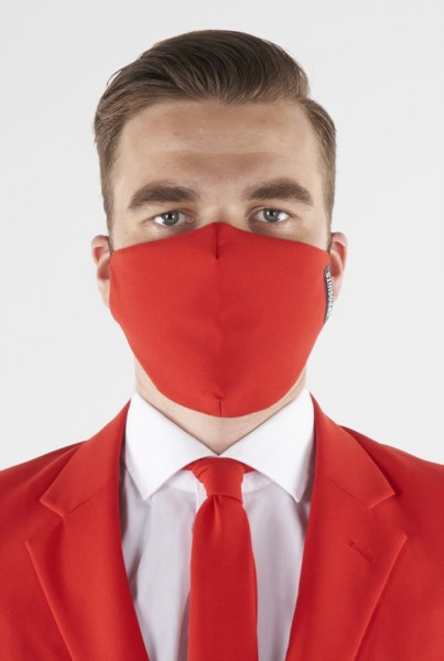 OppoSuits Red Devil Mouth Nose Mask