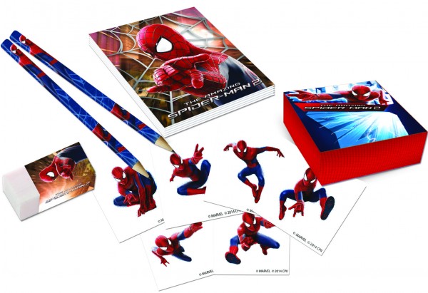 Spiderman Webmaster schrijfset, 16 stuks
