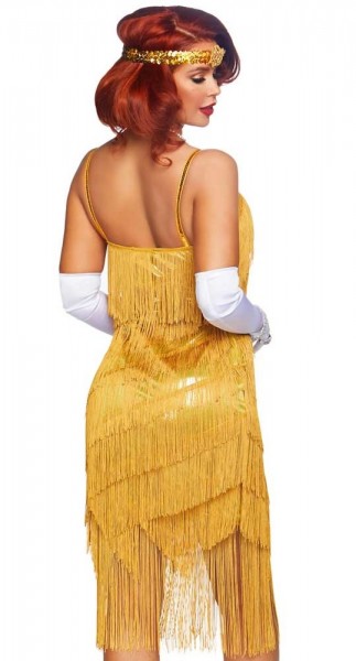 Golden Charleston kjole Shiva 2