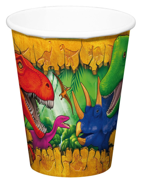 6 paper cups Dino Adventure 200ml