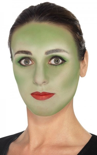 Green witch makeup 2