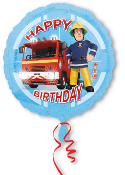 Globo de cumpleaños de Sam el bombero