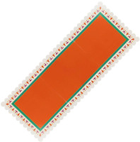 Vorschau: Orangene Servierplatte 30 x 80cm
