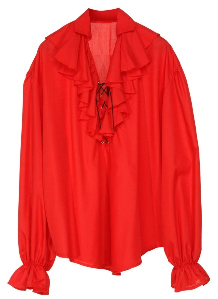 Chemise pirate horreur des mers rouge 2