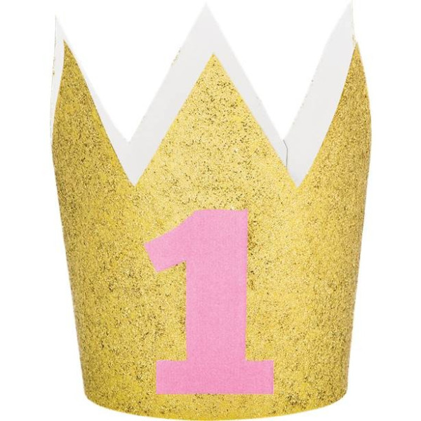 Första födelsedagen Queen Crown 10cm