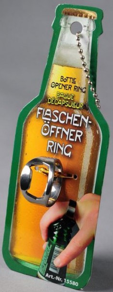 Nützlicher Flaschenöffner Ring